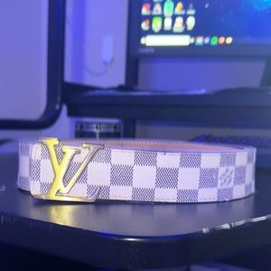 Louis Vuitton Belt - Damier Azur